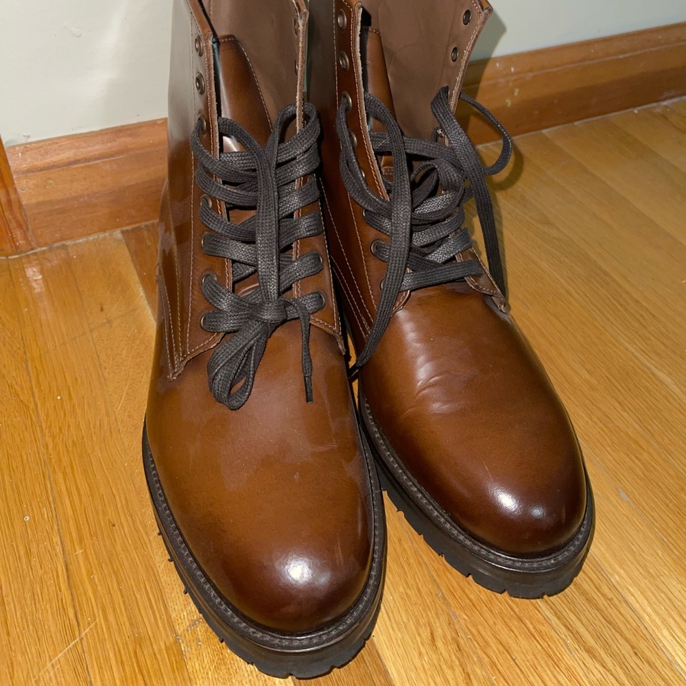 Coach Walnut Size 10.5 - Combat Boots - Worn 3 times